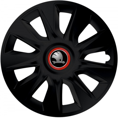 KRYTY KOLIES PRE ŠKODA 13" STRATOS RR black 4ks